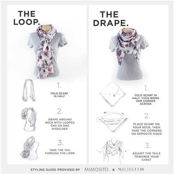 Scarf for Women Lightweight Geometric Fashion Spring Fall Winter Scarves - Picture 5 of 6